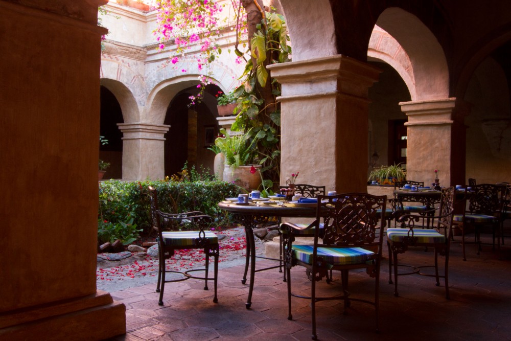 Quinta Real Oaxaca, the restaurant